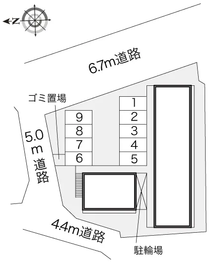 ★手数料０円★堺市中区平井　月極駐車場（LP）